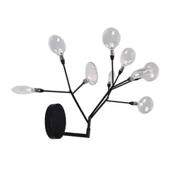 Бра Crystal Lux Evita AP9 BLack/Transparent, фото 